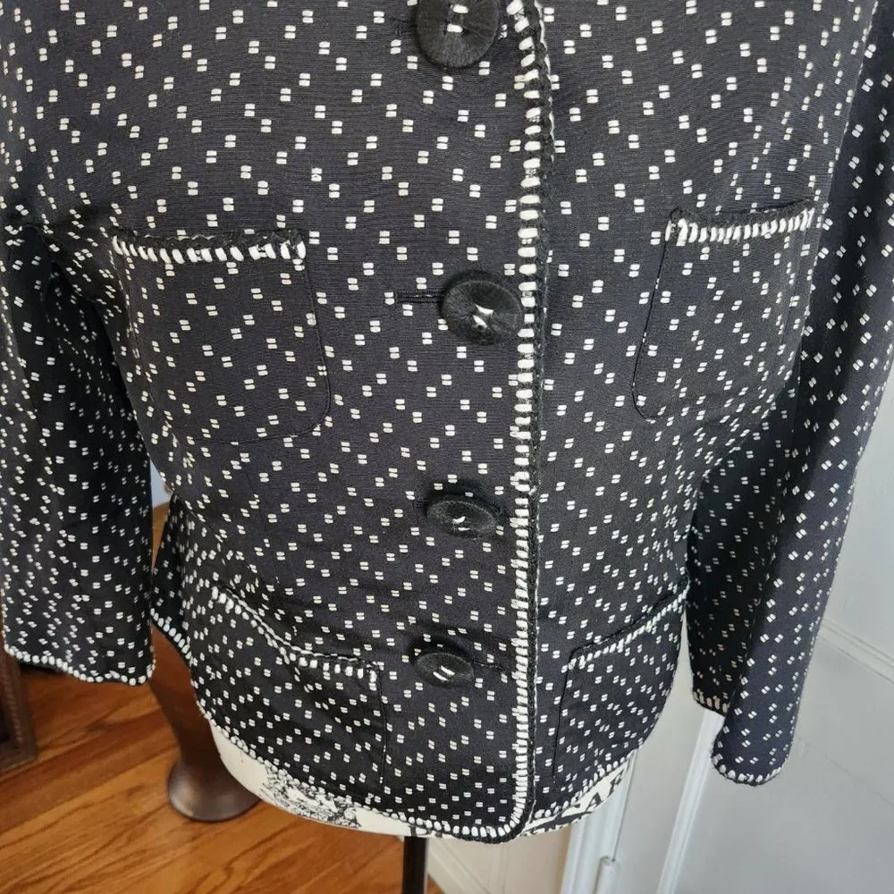 Max Studio Special Edition Silk Blazer Sz 10